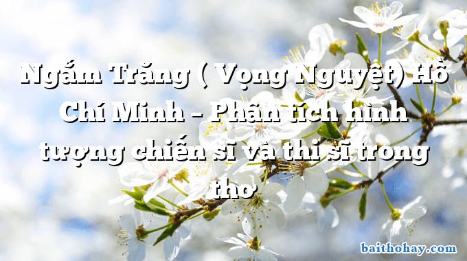 Ngắm Trăng ( Vọng Nguyệt) Hồ Chí Minh – Phân tích hình tượng chiến sĩ và thi sĩ trong thơ