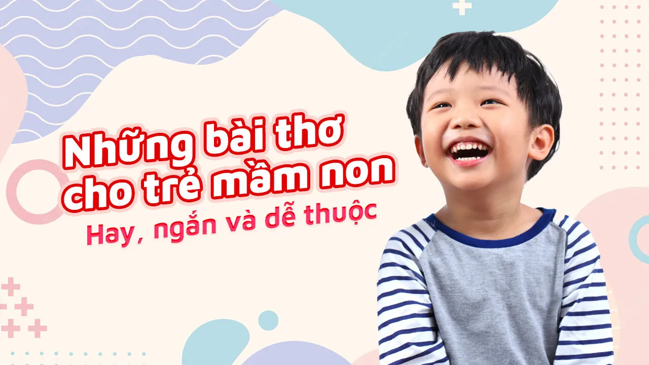 bai tho cho tre mam non